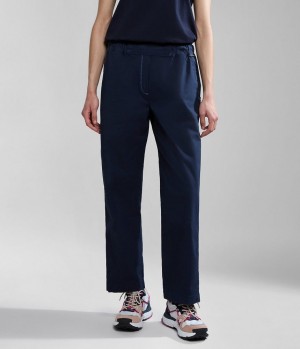 Napapijri Aberdeen Trousers Ženske Jogger Hlače Tamno Plave | XNIW-21590