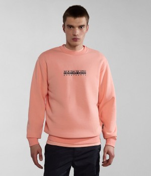 Napapijri Box Sweatshirt Muške Dukserice Roze | LGTV-21578