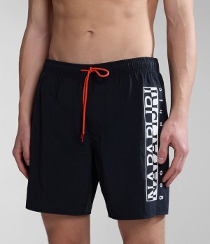 Napapijri Box Swimming Trunks Muške Kupaće Gaće Crne | YMLC-31247