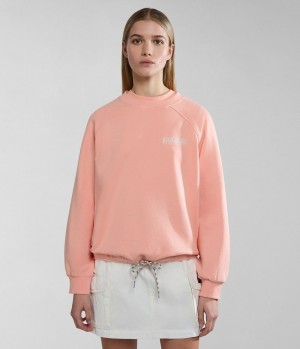 Napapijri Boyd Sweatshirt Ženske Dukserice Roze | YNEF-08172