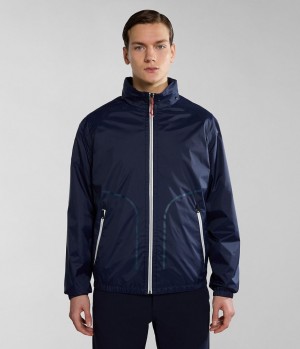 Napapijri Cloudy Windbreaker Muške Lightweight Jackets Tamno Plave | AEXP-24531