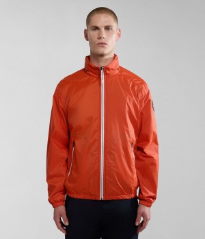 Napapijri Cloudy Windbreaker Muške Lightweight Jackets Narančaste | VGJU-02168