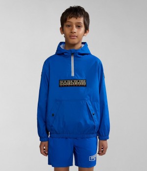 Napapijri Cree Packable Anorak (4-16 YEARS) Dječje Anoraks Plave | RSNL-85149