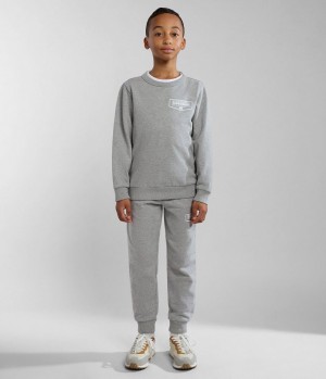 Napapijri Cree Tracksuit (4-16 YEARS) Dječje Jogger Hlače Sive | PCGX-68950