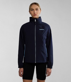 Napapijri Kendall Short Jacket Ženske Vjetrovka Tamno Plave | UGST-30651