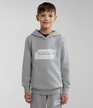 Napapijri Kitik Hoodie (4-16 YEARS) Dječje Majica s Kapuljačom Sive | EKCP-29846