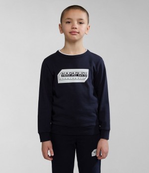 Napapijri Kitik Sweatshirt (4-16 YEARS) Dječje Dukserice Tamno Plave | BKMA-65970