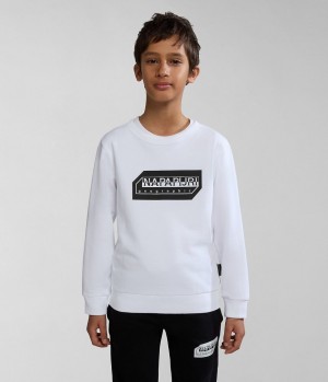 Napapijri Kitik Sweatshirt (4-16 YEARS) Dječje Dukserice Bijele | NYAL-42938