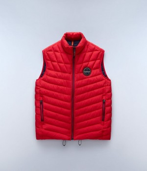 Napapijri Lapaz Vest Muške Gilet Crvene | KVFC-36519