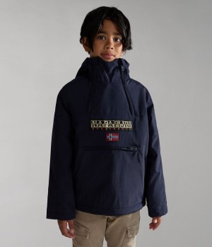 Napapijri Northfarer Winter Anorak Jacket (4-16 YEARS) Dječje Anoraks Tamno Plave | ACZM-87409