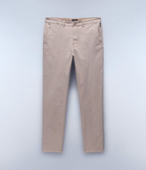 Napapijri Puyo All-Seasons Chino Trousers Muške Chino Hlače Bež | ZLMV-04239