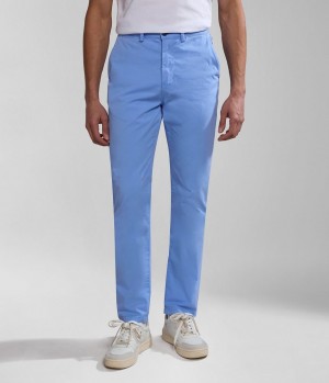 Napapijri Puyo Summer Chino Trousers Muške Chino Hlače Plave Cvjetne | VFZE-47519