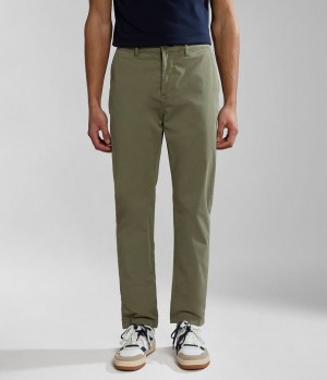 Napapijri Puyo Summer Chino Trousers Muške Chino Hlače Zelene | UYJT-57312