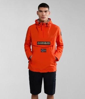 Napapijri Rainforest Pocket Summer Anorak Jacket Muške Anoraks Narančaste | XBPR-38746