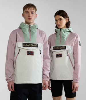 Napapijri Rainforest Ripstop Anorak Jacket - Unisex Muške Anoraks Multicolour | NGXH-24683