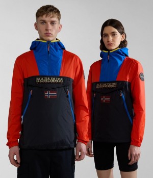 Napapijri Rainforest Ripstop Anorak Jacket - Unisex Muške Anoraks Multicolour | FIXQ-34065