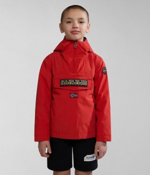 Napapijri Rainforest Summer Anorak Jacket (4-16 YEARS) Dječje Anoraks Crvene | CIPF-71805