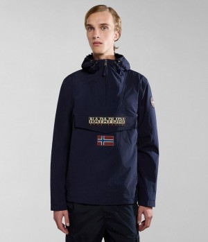 Napapijri Rainforest Summer Anorak Jacket Muške Anoraks Tamno Plave | MCGR-09253