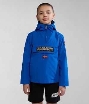 Napapijri Rainforest Summer Anorak Jacket (4-16 YEARS) Dječje Anoraks Plave | LCQZ-75092