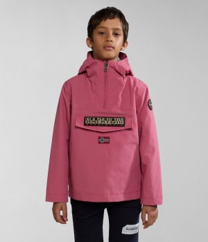 Napapijri Rainforest Summer Anorak Jacket (4-16 YEARS) Dječje Anoraks Roze | HXAK-23876