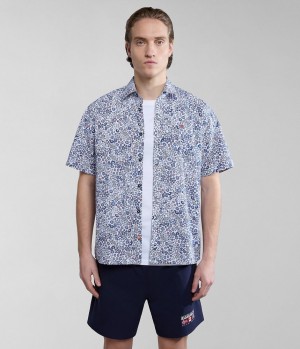 Napapijri Ronge Short Sleeve Shirt Muške Košulje Multicolour | OBMF-31849