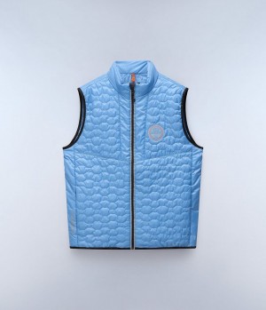 Napapijri Sarine Vest Muške Gilet Plave Sive | AVJH-04263