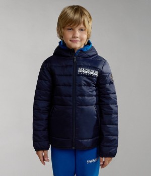 Napapijri Verna Puffer Jacket (4-16 YEARS) Dječje Puffer Jakna Tamno Plave | PSVK-54720