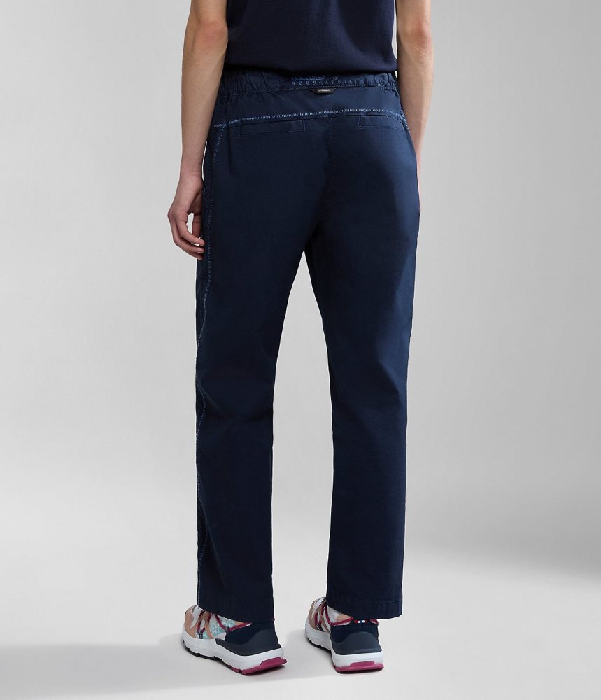 Napapijri Aberdeen Trousers Ženske Jogger Hlače Tamno Plave | XNIW-21590