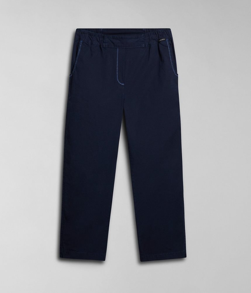 Napapijri Aberdeen Trousers Ženske Jogger Hlače Tamno Plave | XNIW-21590