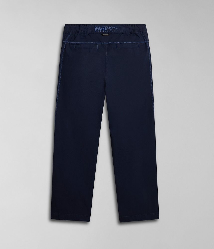 Napapijri Aberdeen Trousers Ženske Jogger Hlače Tamno Plave | XNIW-21590