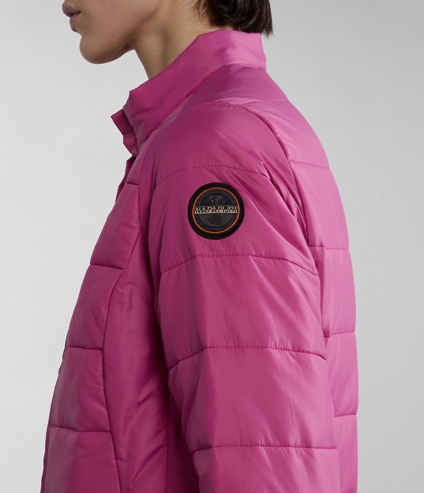 Napapijri Acalmar Short Jacket Ženske Puffer Jakna Roze | RFTW-68071