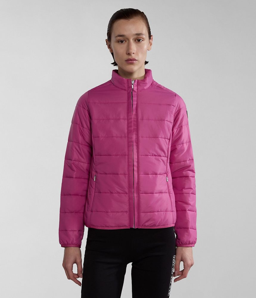 Napapijri Acalmar Short Jacket Ženske Puffer Jakna Roze | RFTW-68071