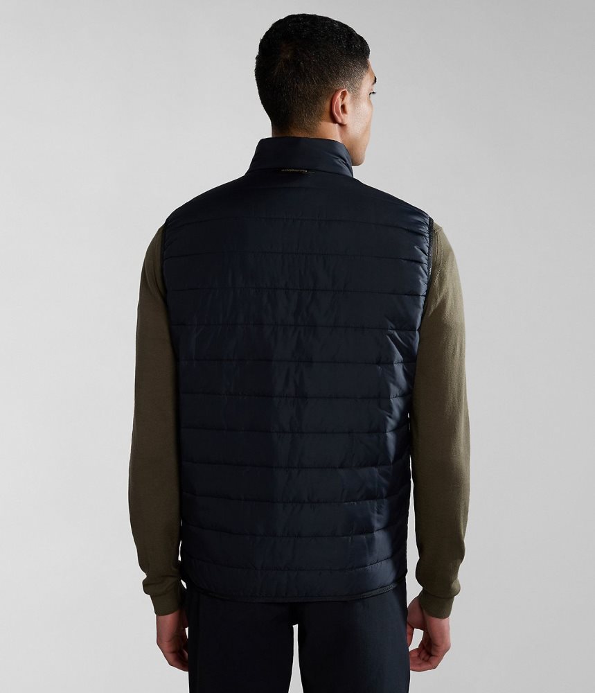 Napapijri Acalmar Vest Muške Gilet Crne | LHCN-79460