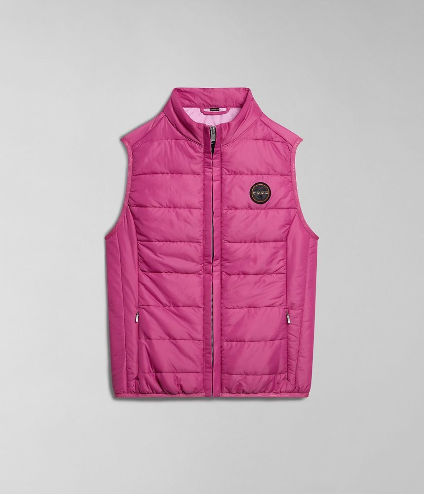 Napapijri Acalmar Vest Ženske Gilet Roze | HRGZ-39465