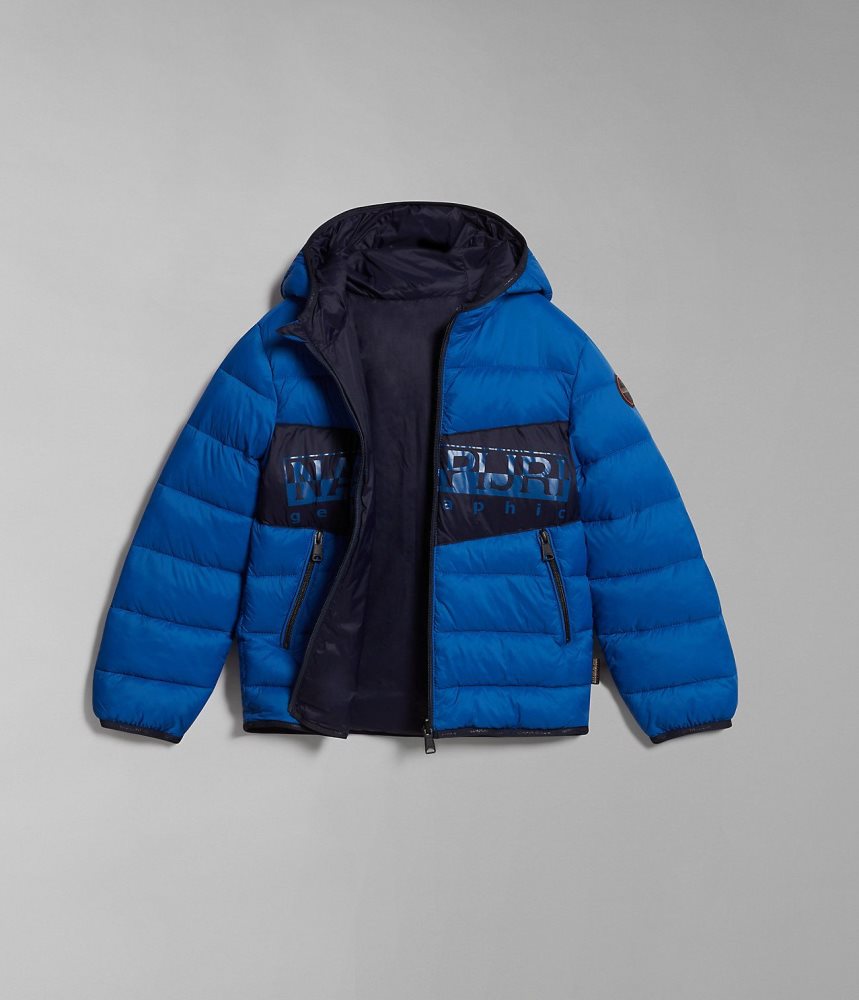 Napapijri Aerons Puffer Jacket (4-16 YEARS) Dječje Puffer Jakna Plave | FUTC-74502