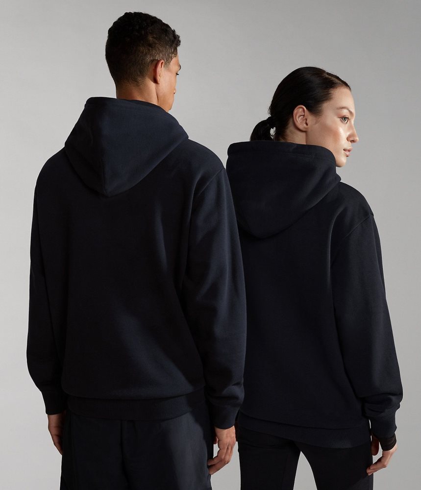 Napapijri Andesite Hoodie Ženske Majica s Kapuljačom Crne | NHUD-35814