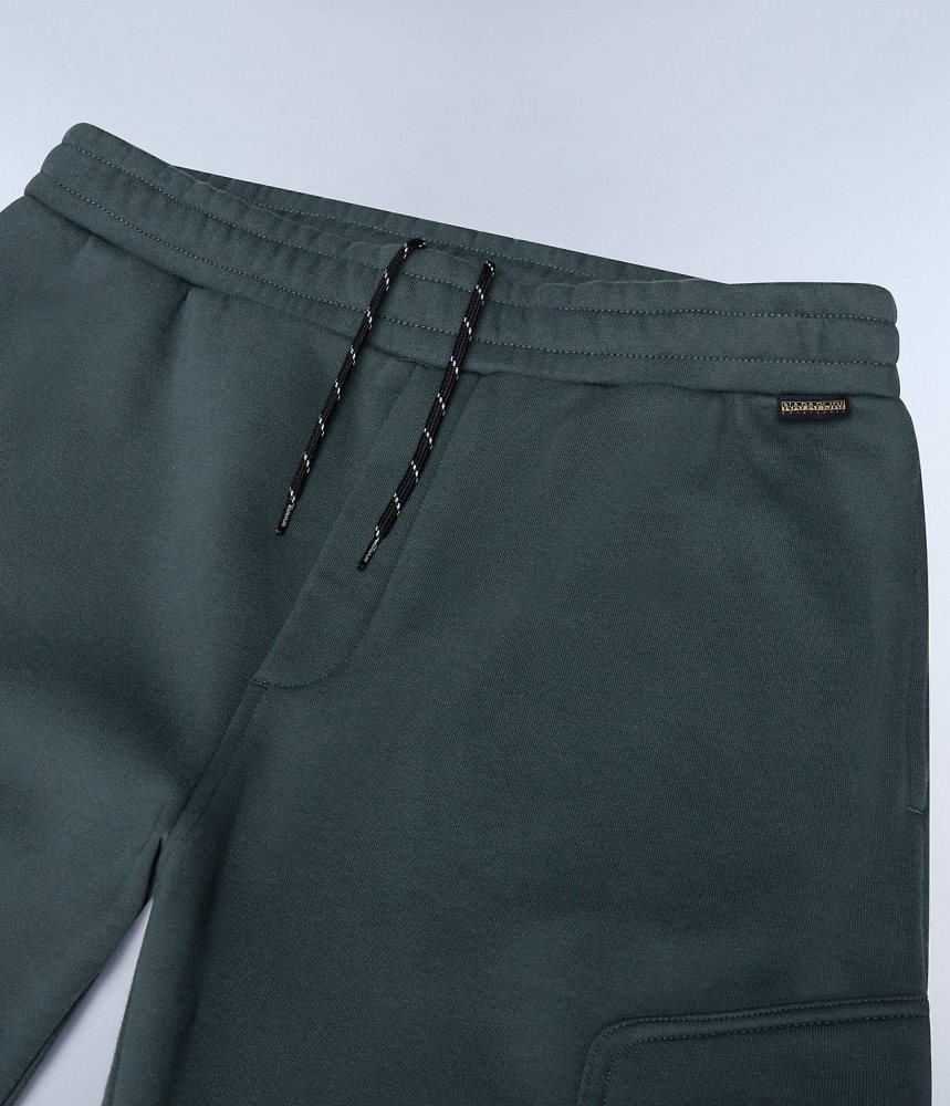 Napapijri Badge Cargo Joggers Muške Jogger Hlače Zelene | MASG-92748