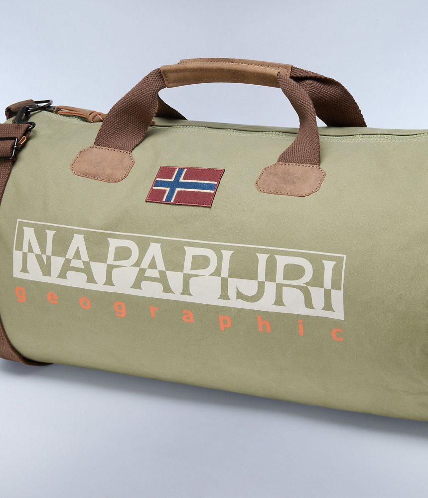 Napapijri Bering Duffle Bag Muške Torba Duffle Zelene | MXUR-57892