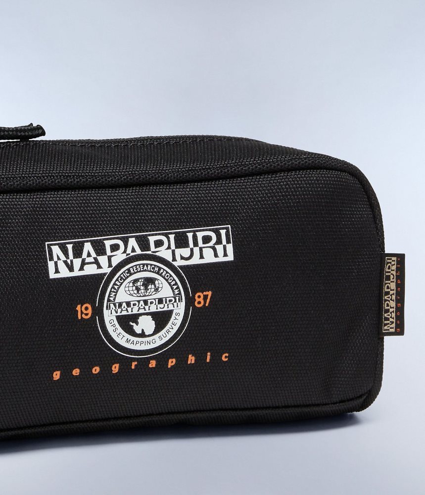 Napapijri Boussine Pencil Case Ženske Mali Novčanici Crne | KDHF-16850