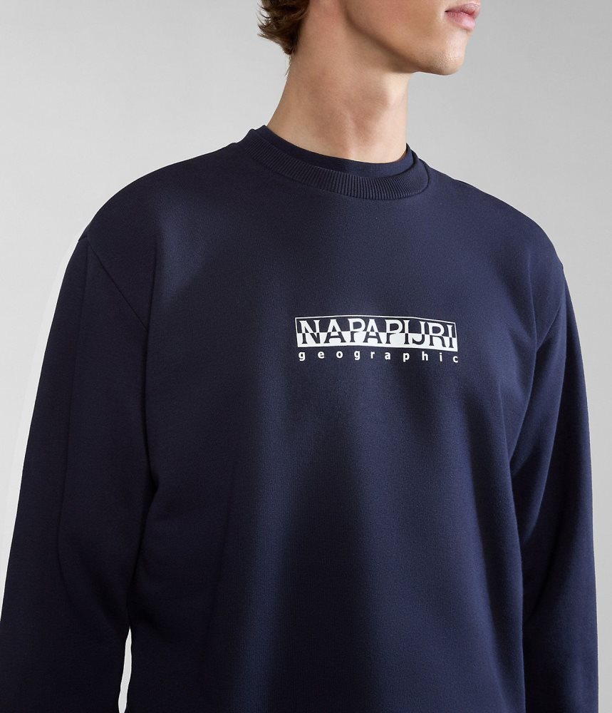 Napapijri Box Sweatshirt Muške Dukserice Tamno Plave | LVXM-24758