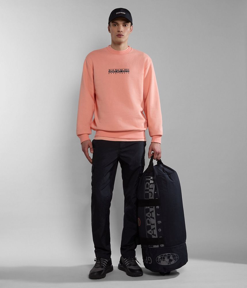 Napapijri Box Sweatshirt Muške Dukserice Roze | LGTV-21578