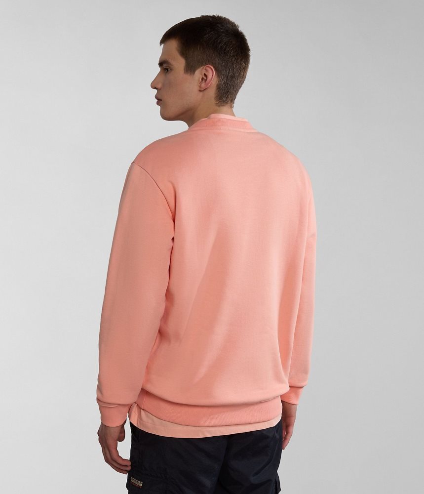 Napapijri Box Sweatshirt Muške Dukserice Roze | LGTV-21578