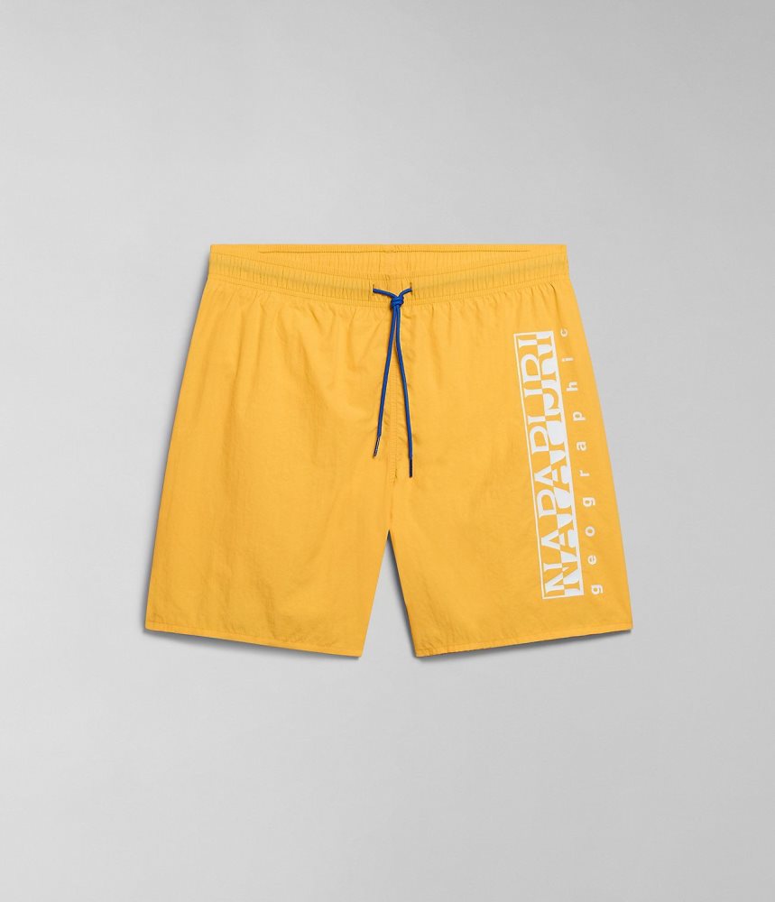 Napapijri Box Swimming Trunks Muške Kupaće Gaće Žute | VFMT-98125