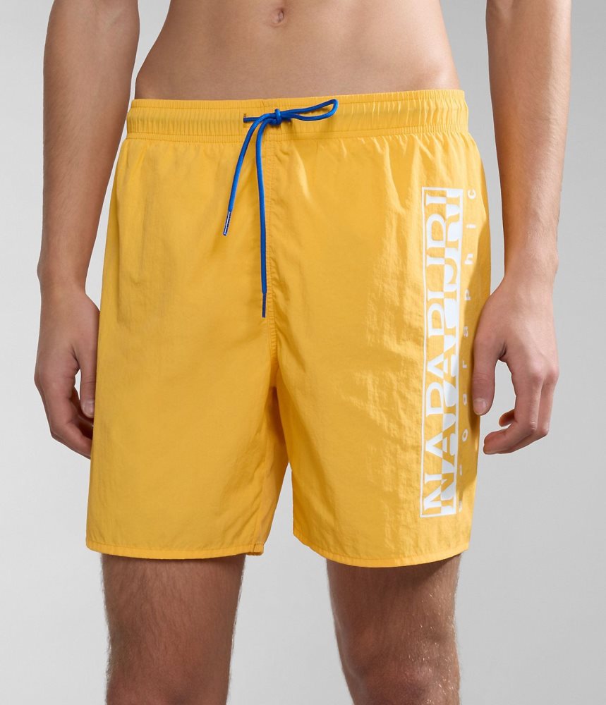 Napapijri Box Swimming Trunks Muške Kupaće Gaće Žute | VFMT-98125