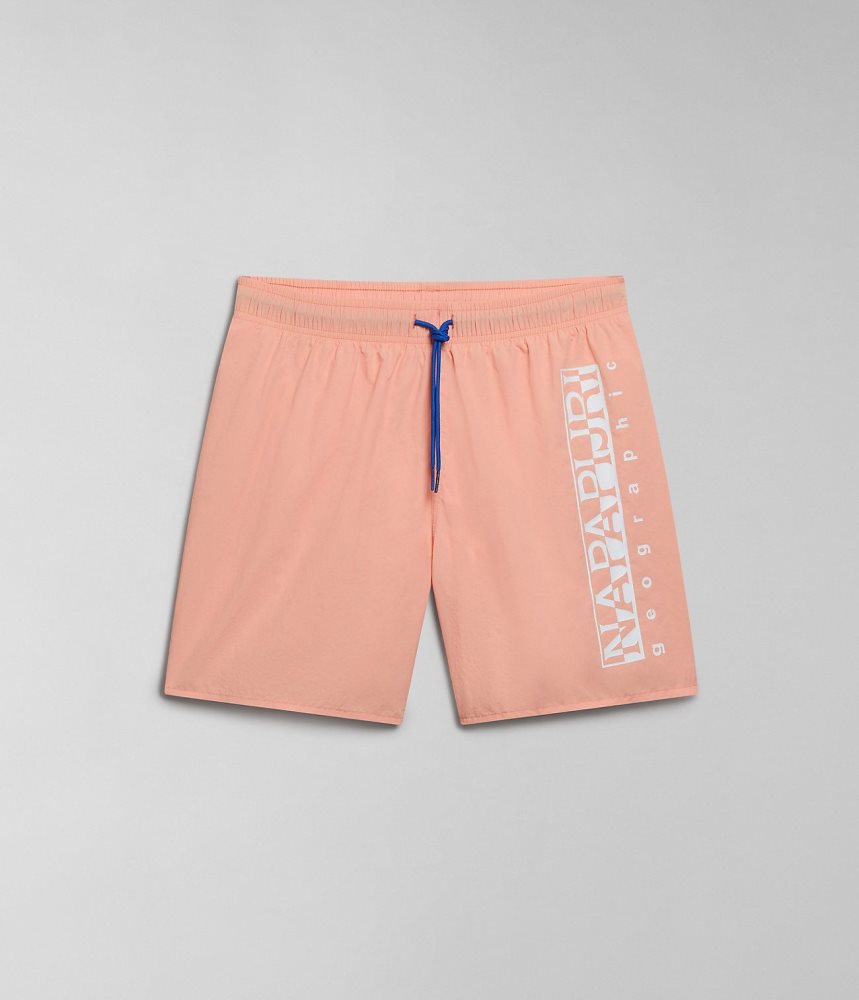 Napapijri Box Swimming Trunks Muške Kupaće Gaće Roze | OEAD-62394