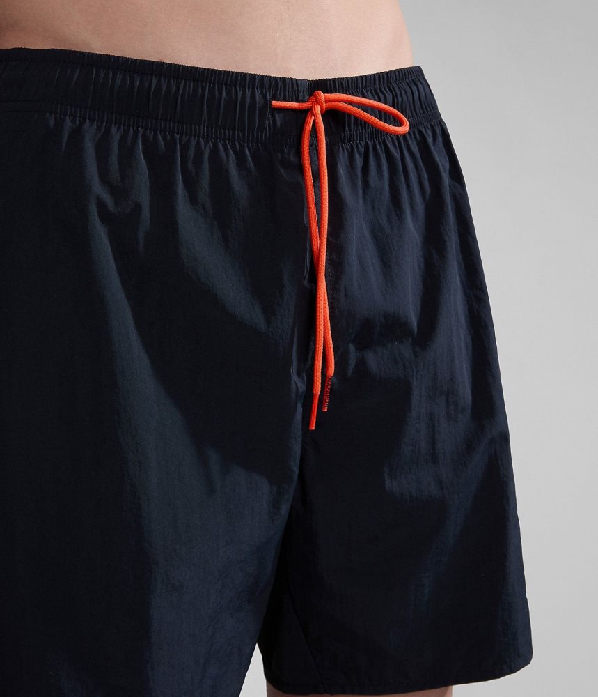 Napapijri Box Swimming Trunks Muške Kupaće Gaće Crne | YMLC-31247