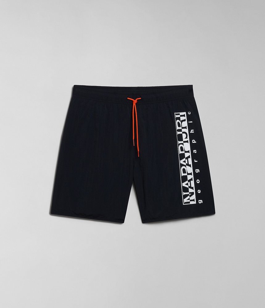 Napapijri Box Swimming Trunks Muške Kupaće Gaće Crne | YMLC-31247