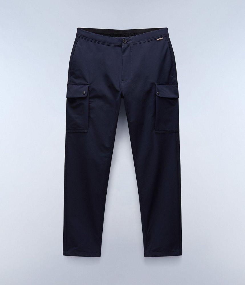 Napapijri Broc Cargo Trousers Muške Cargo Hlače Tamno Plave | XPJO-34129