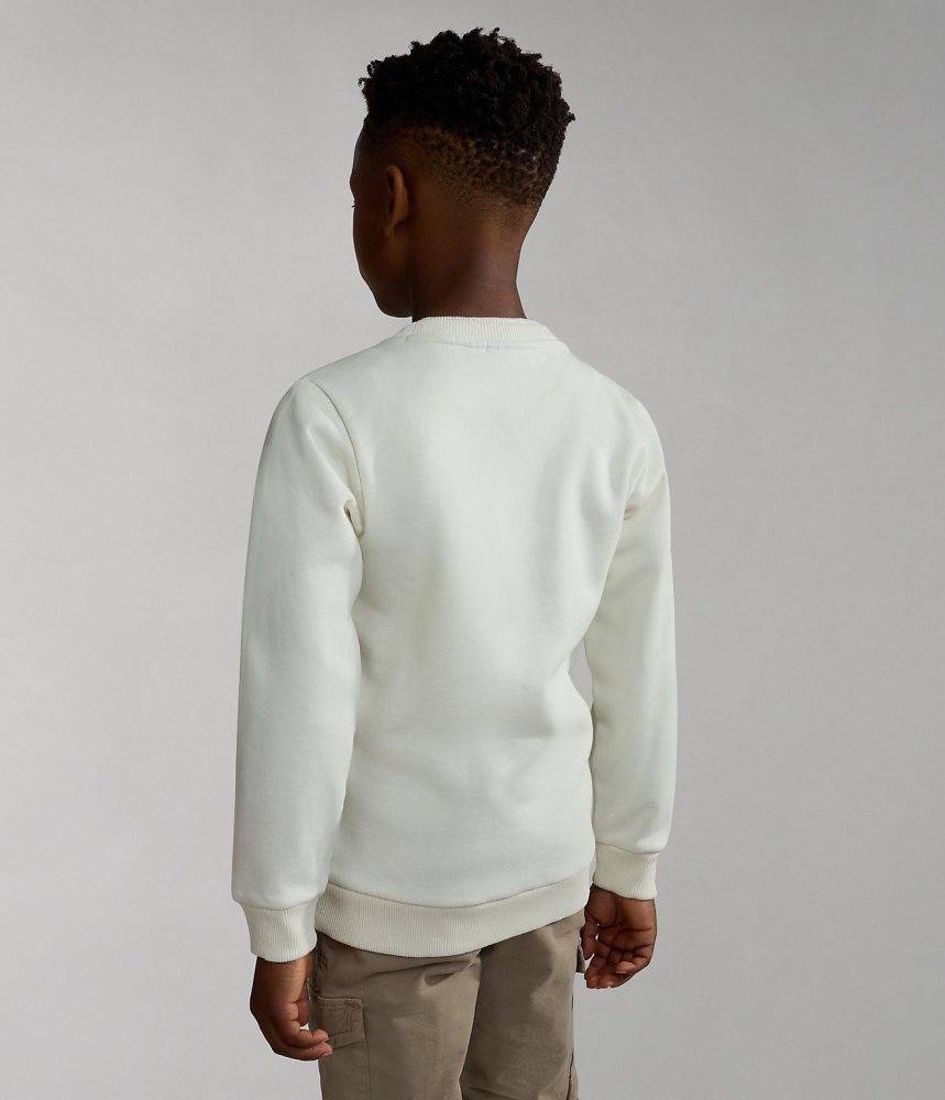 Napapijri Brunt Sweatshirt (4-16 YEARS) Dječje Dukserice Bijele | GJYA-65128