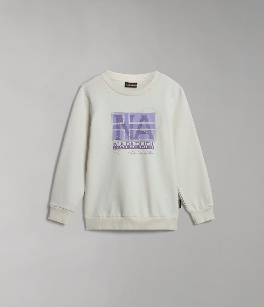 Napapijri Brunt Sweatshirt (4-16 YEARS) Dječje Dukserice Bijele | GJYA-65128